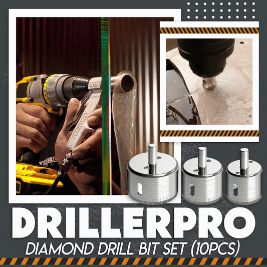 DrillerPro™ Diamond Drill Bit Set (10pcs)