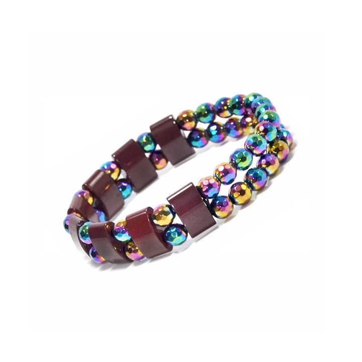 LymphDrain™ Carnelian Hematite Bracelet