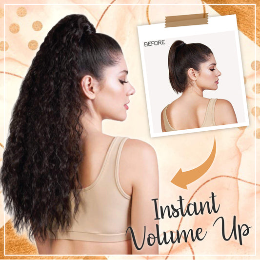 Invisible Curly Ponytail Extension