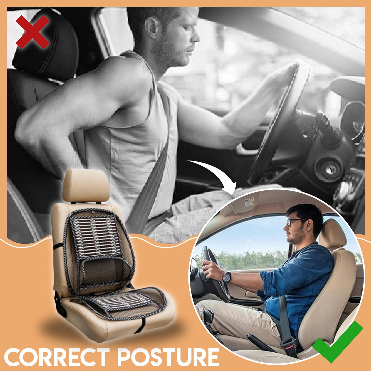 Breathable Bamboo Car Seat Cove