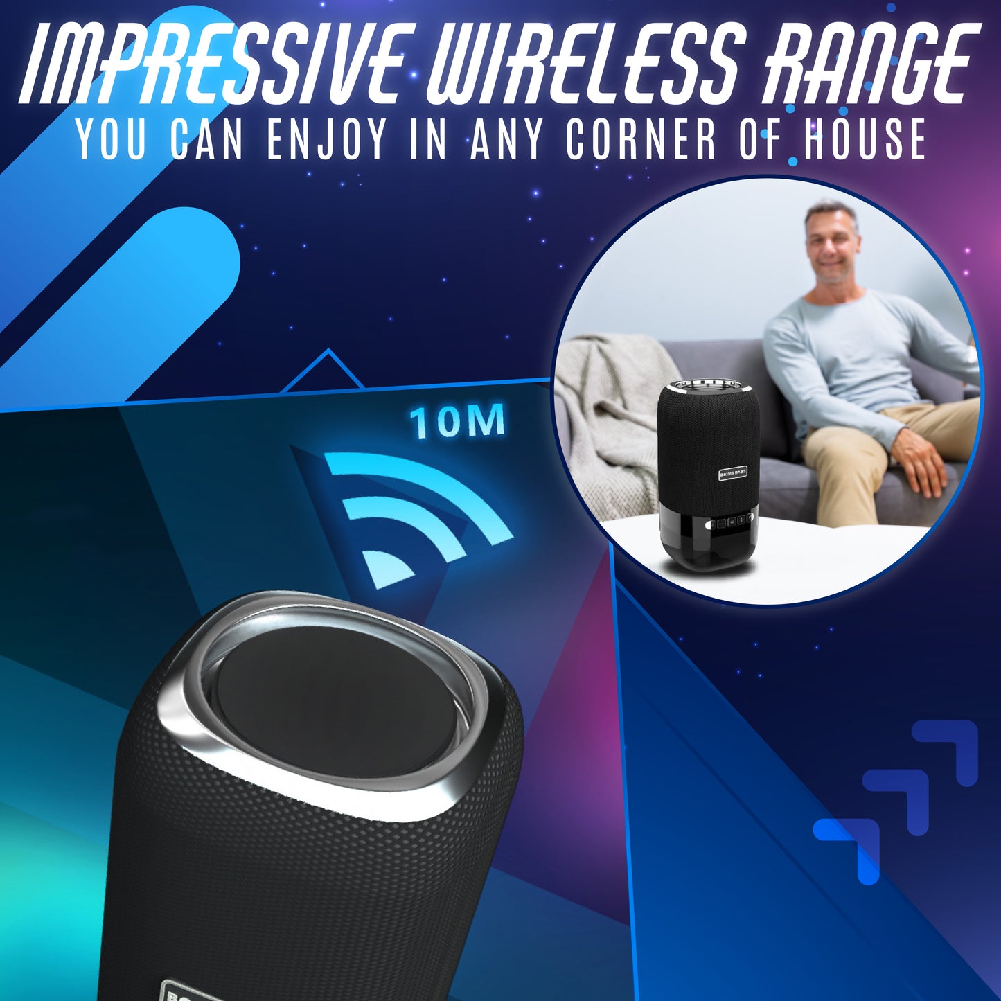 Glowing LED Bluetooth Speaker