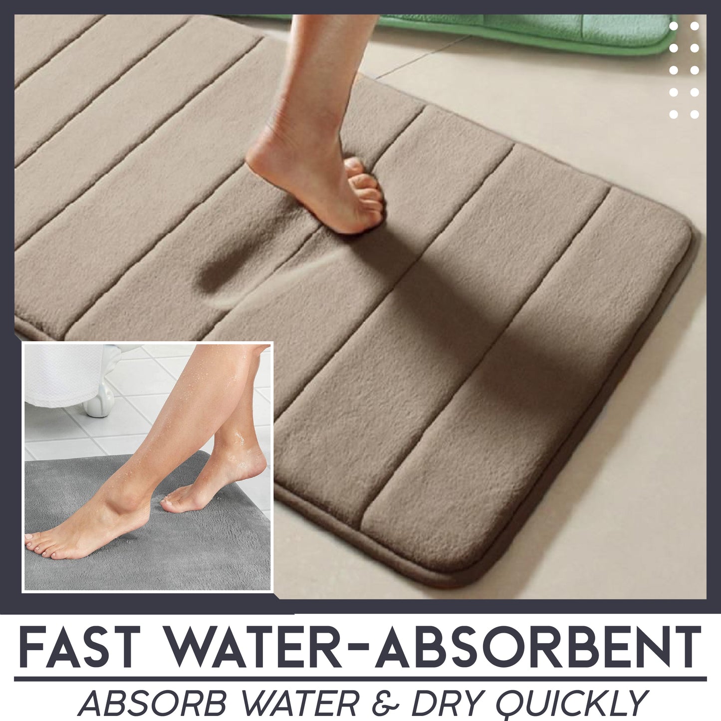 CloudStep™ Anti-Slip Bath Rug