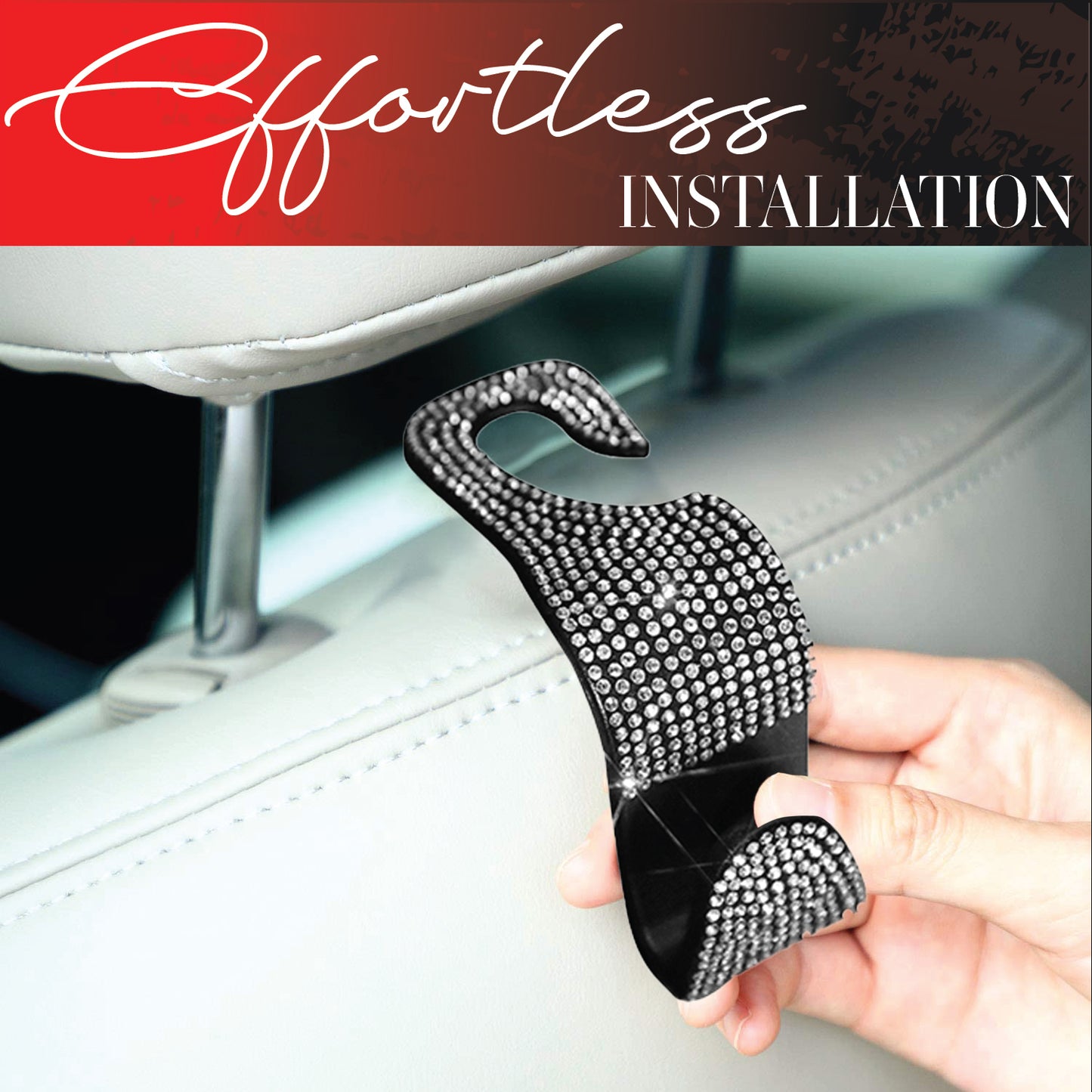 BlingGem™ Car Headrest Hooks