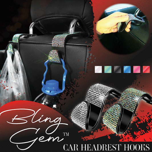 BlingGem™ Car Headrest Hooks