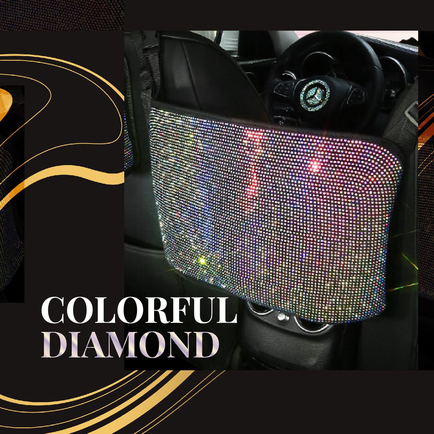 BlingGem™ Car Seat Organizer
