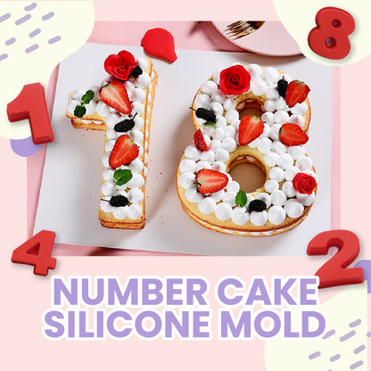 Number Cake Silicone Mold