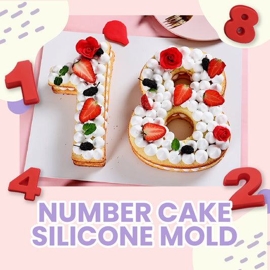Number Cake Silicone Mold