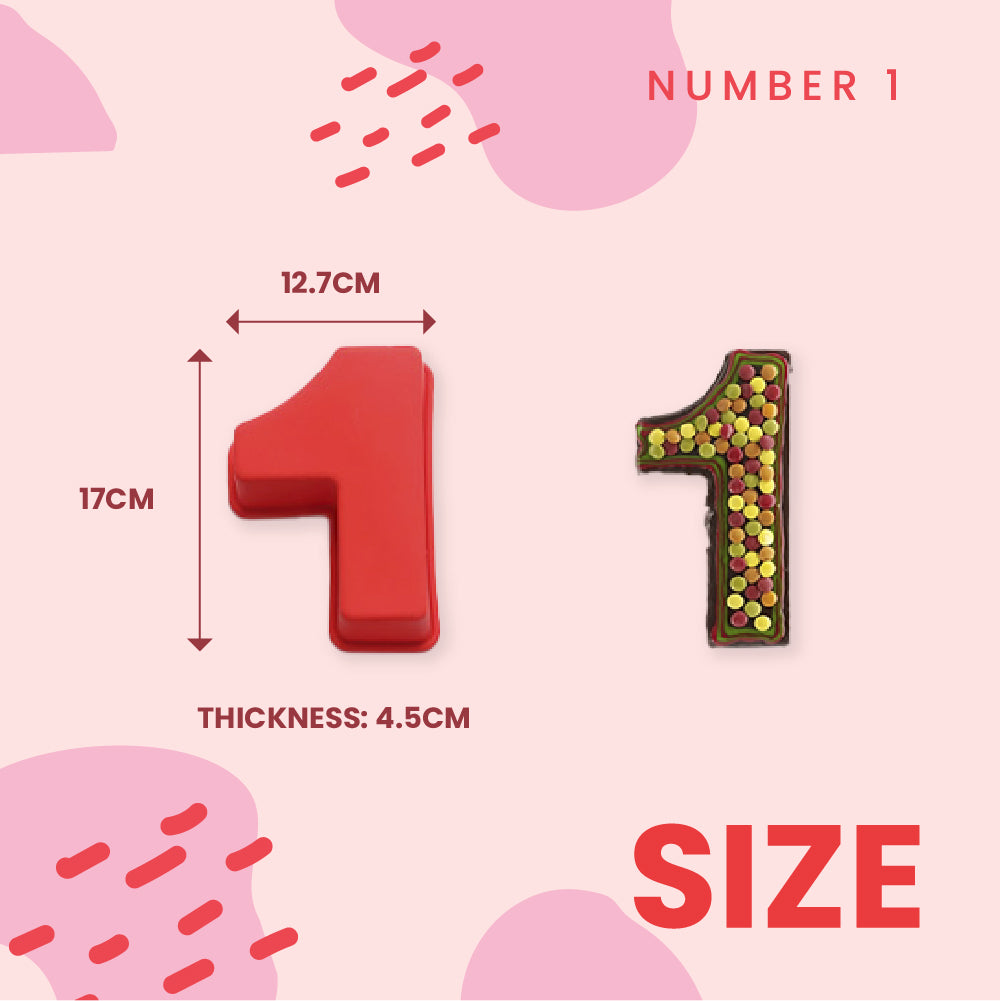 Number Cake Silicone Mold