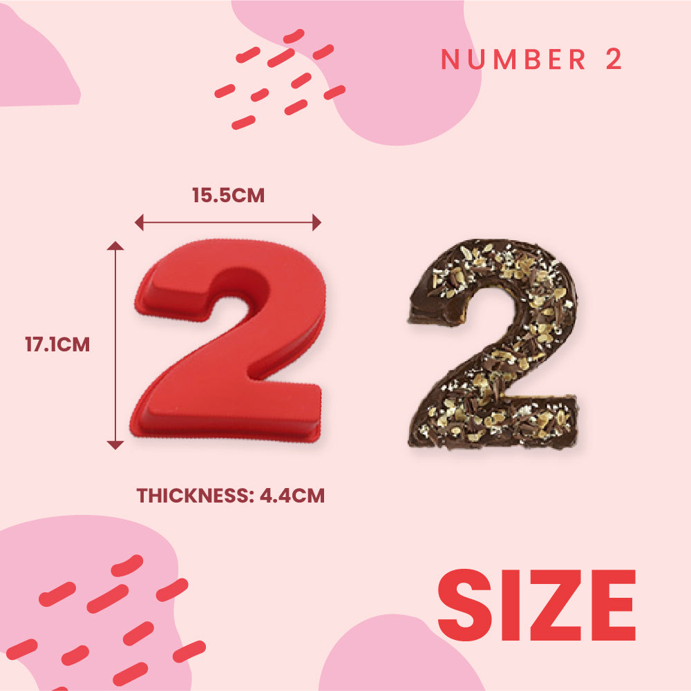 Number Cake Silicone Mold