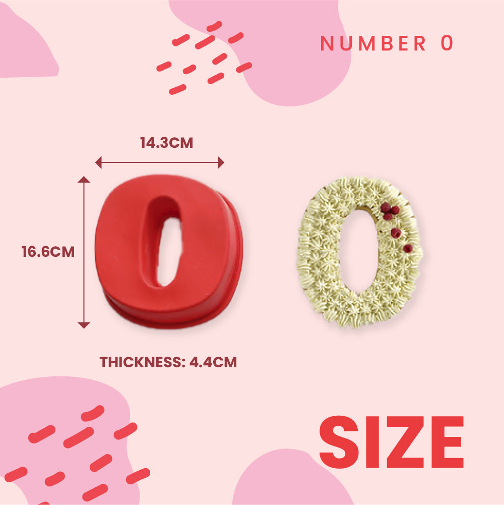 Number Cake Silicone Mold