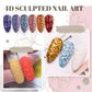 4D Emboss Nail Art Mold Kit
