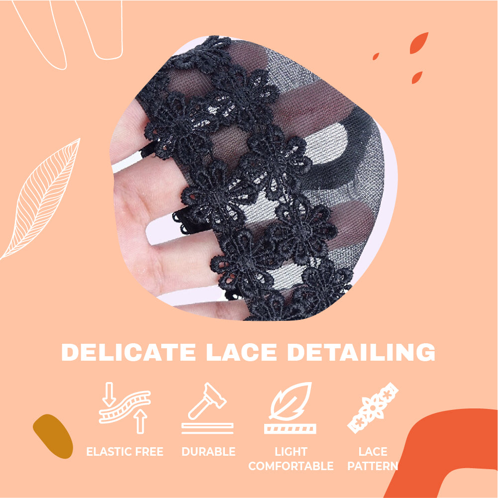 Lace Shoe Heel Straps