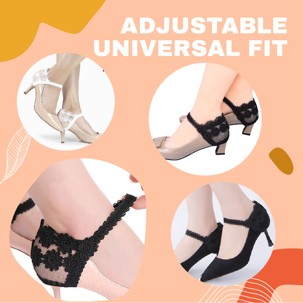 Lace Shoe Heel Straps