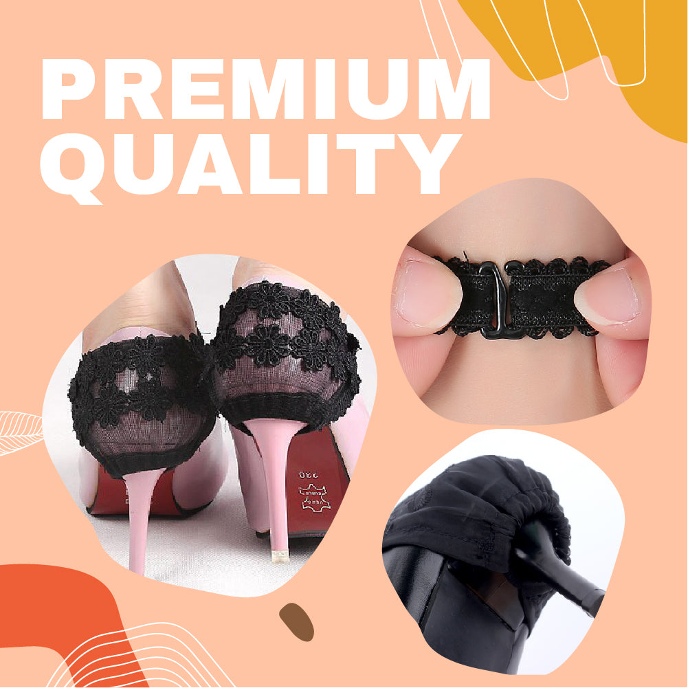 Lace Shoe Heel Straps