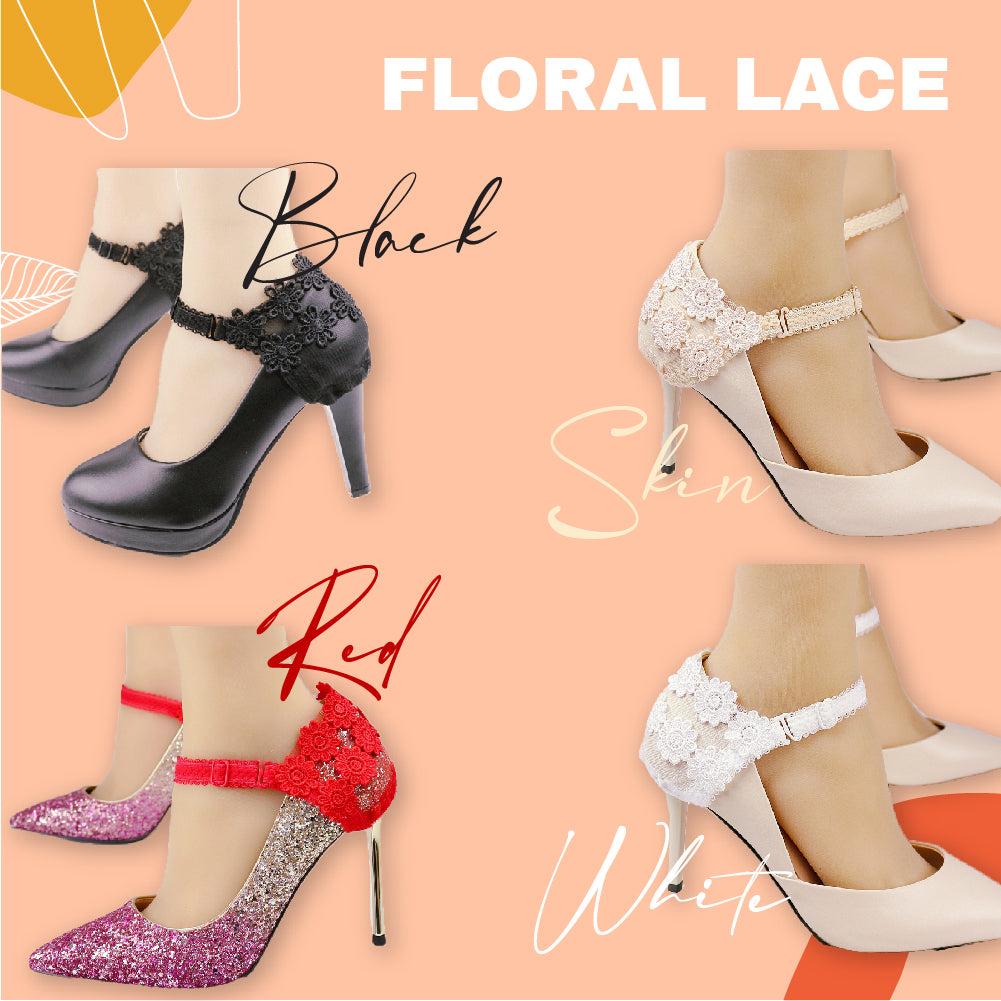 Lace Shoe Heel Straps