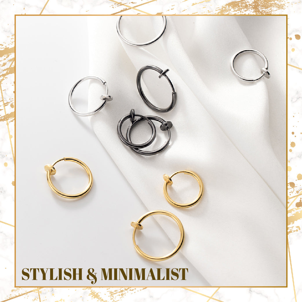 Mega Clip-On Hoop Earrings