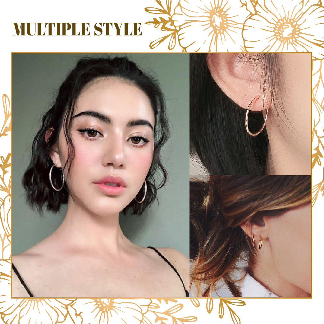Mega Clip-On Hoop Earrings