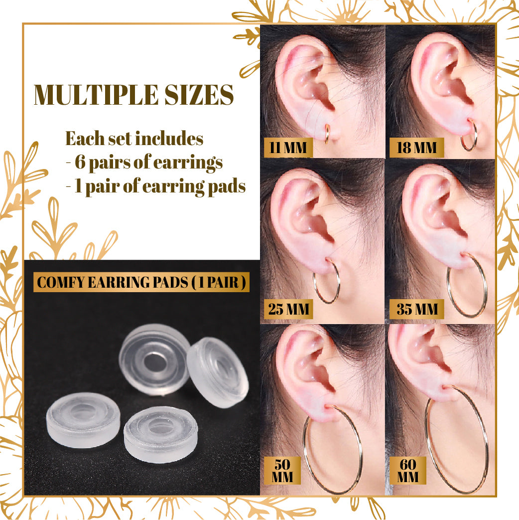 Mega Clip-On Hoop Earrings