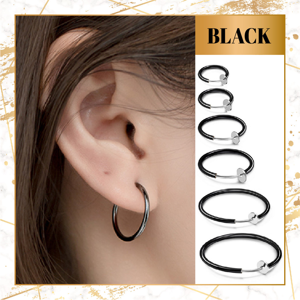 Mega Clip-On Hoop Earrings