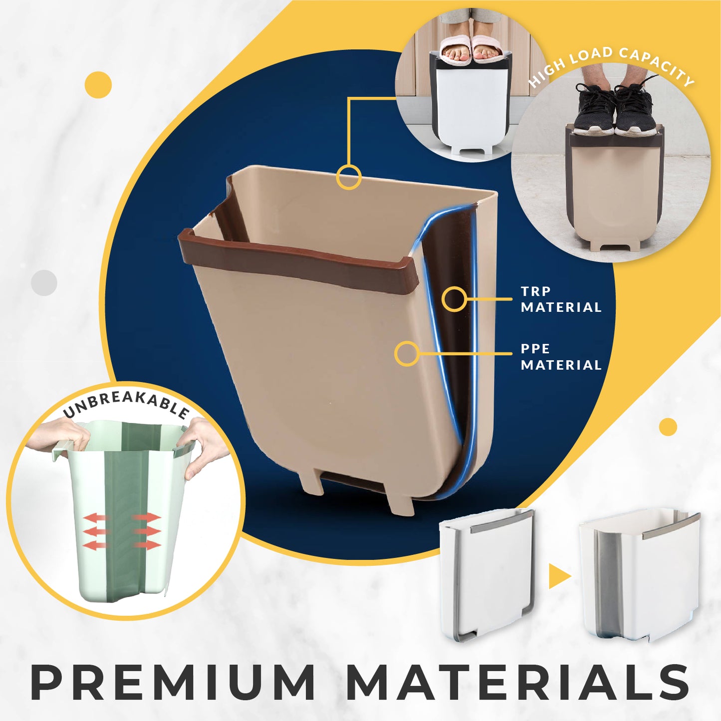 Foldable Hanging Trash Can