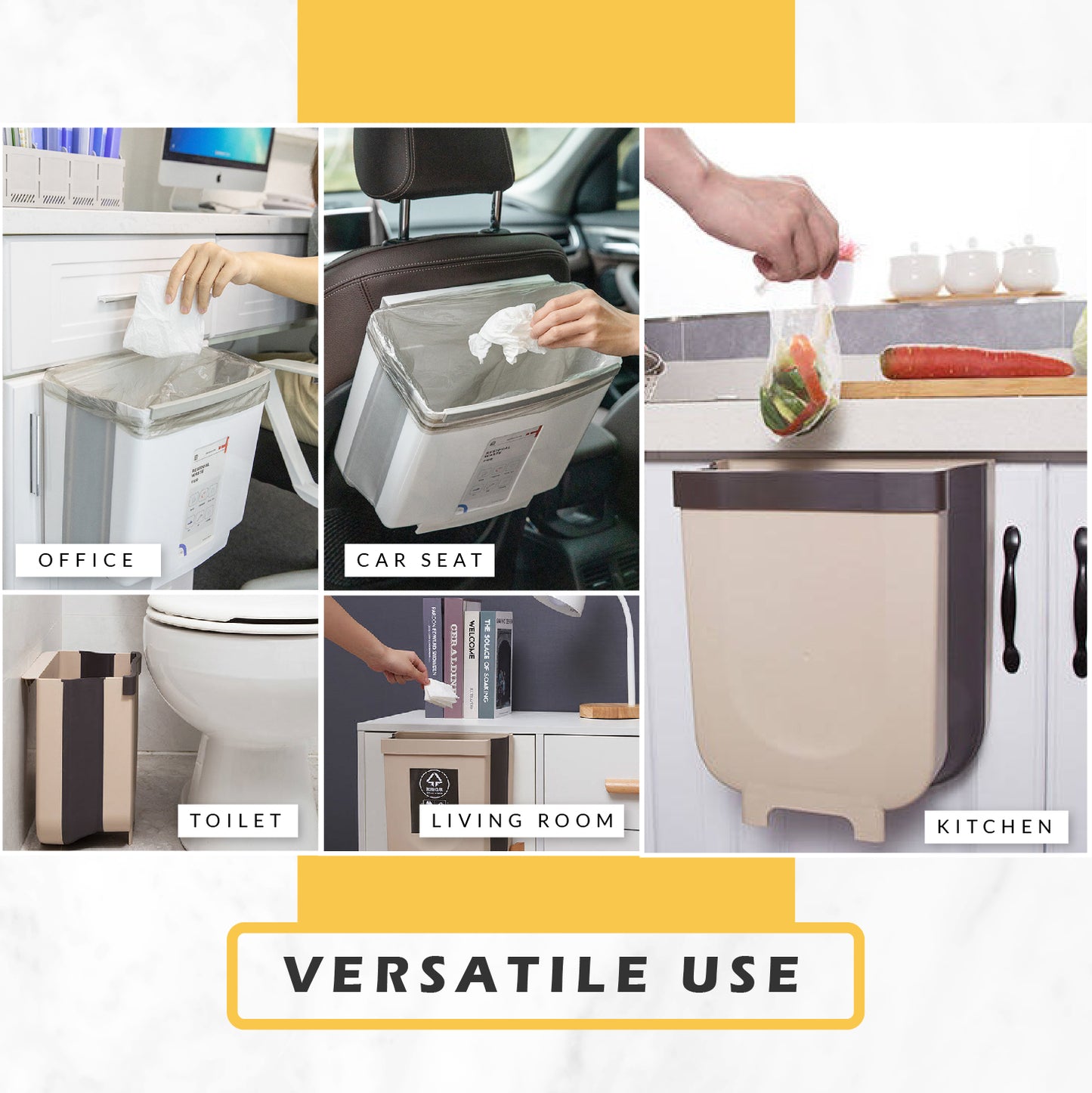 Foldable Hanging Trash Can