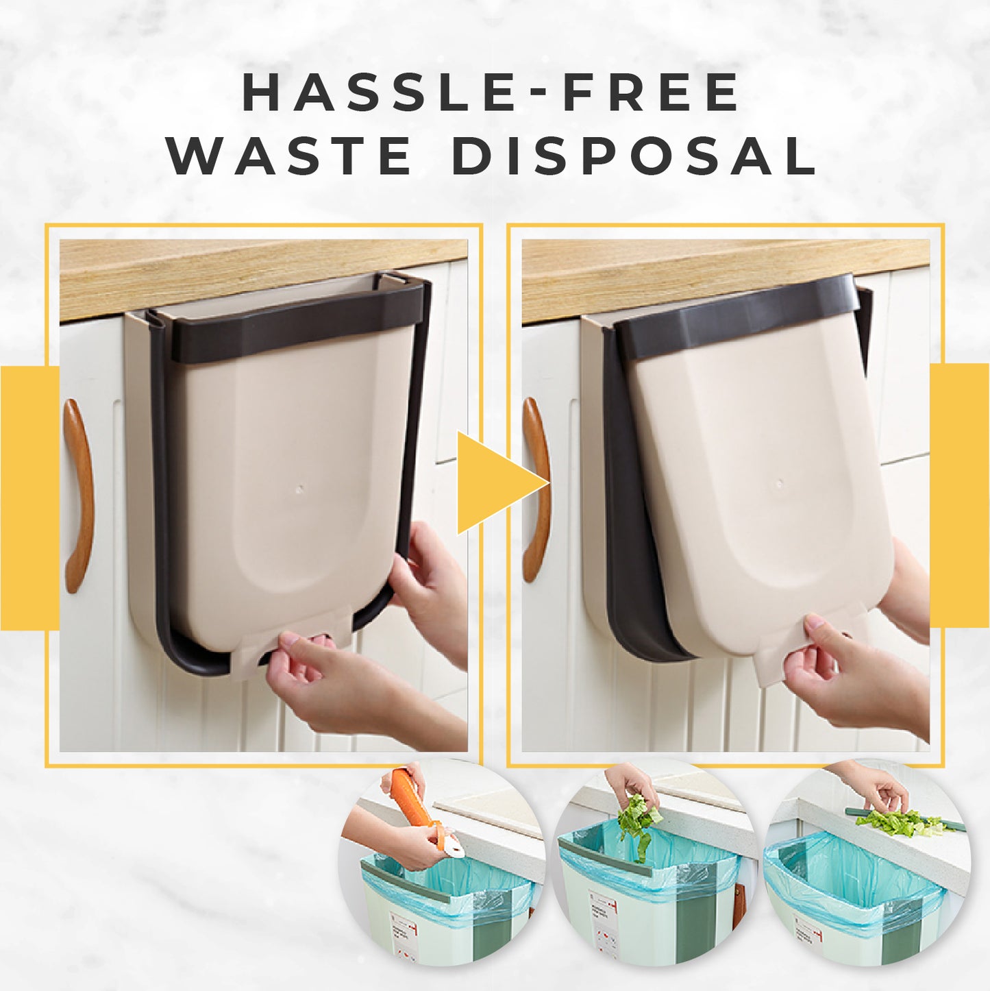 Foldable Hanging Trash Can