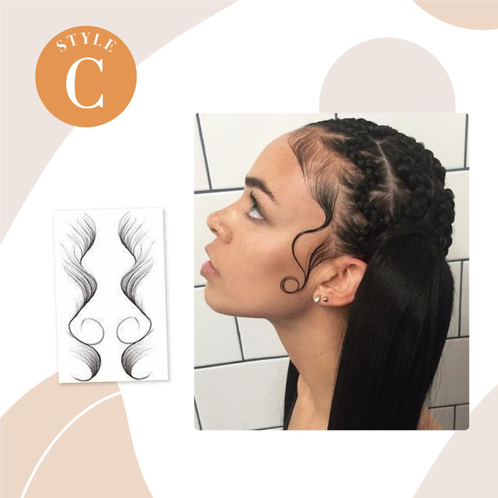 3D Stick-On Hair Edge