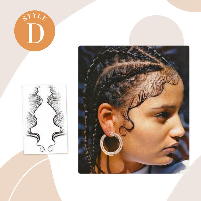 3D Stick-On Hair Edge