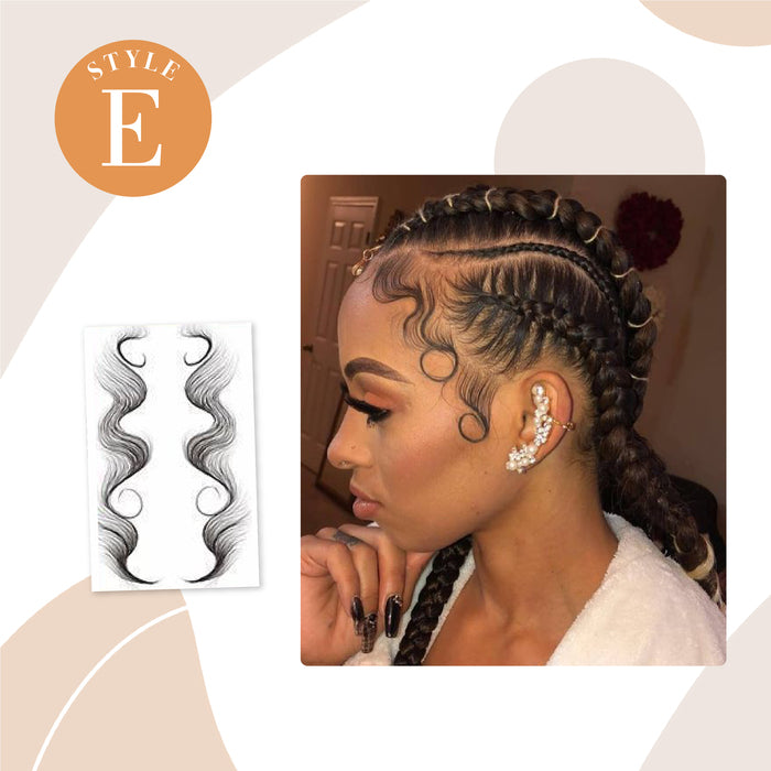 3D Stick-On Hair Edge