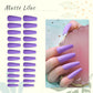 Press-On French Coffin Nails
