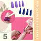 Press-On French Coffin Nails