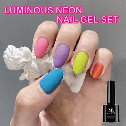 Luminous Neon Nail Gel Set