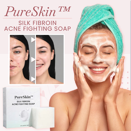 PureSkin™ Silk Fibroin Acne Fighting Soap