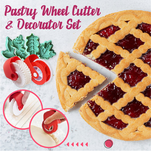 Pastry Wheel Cutter & Decorator Set