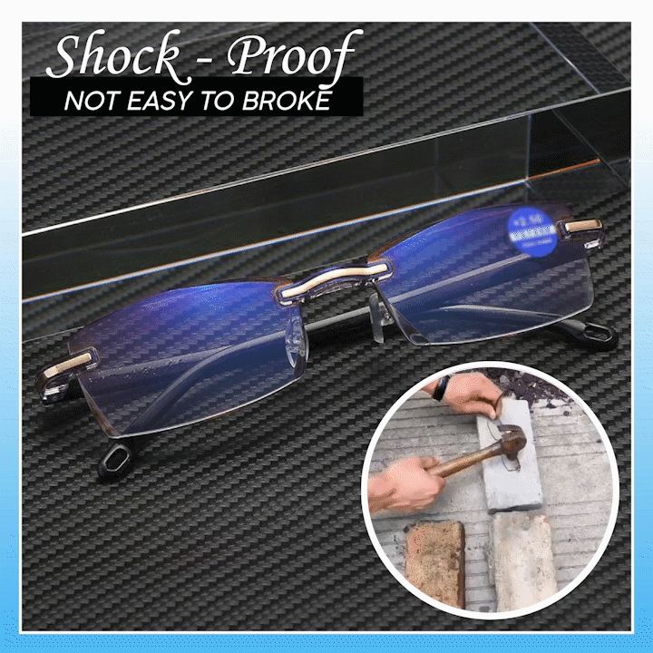 Anti-Blue Ray Shock-Proof Glasses