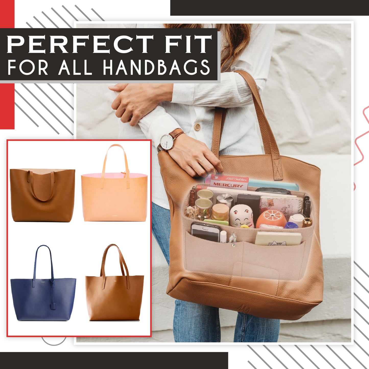 Purse Insert Organizer