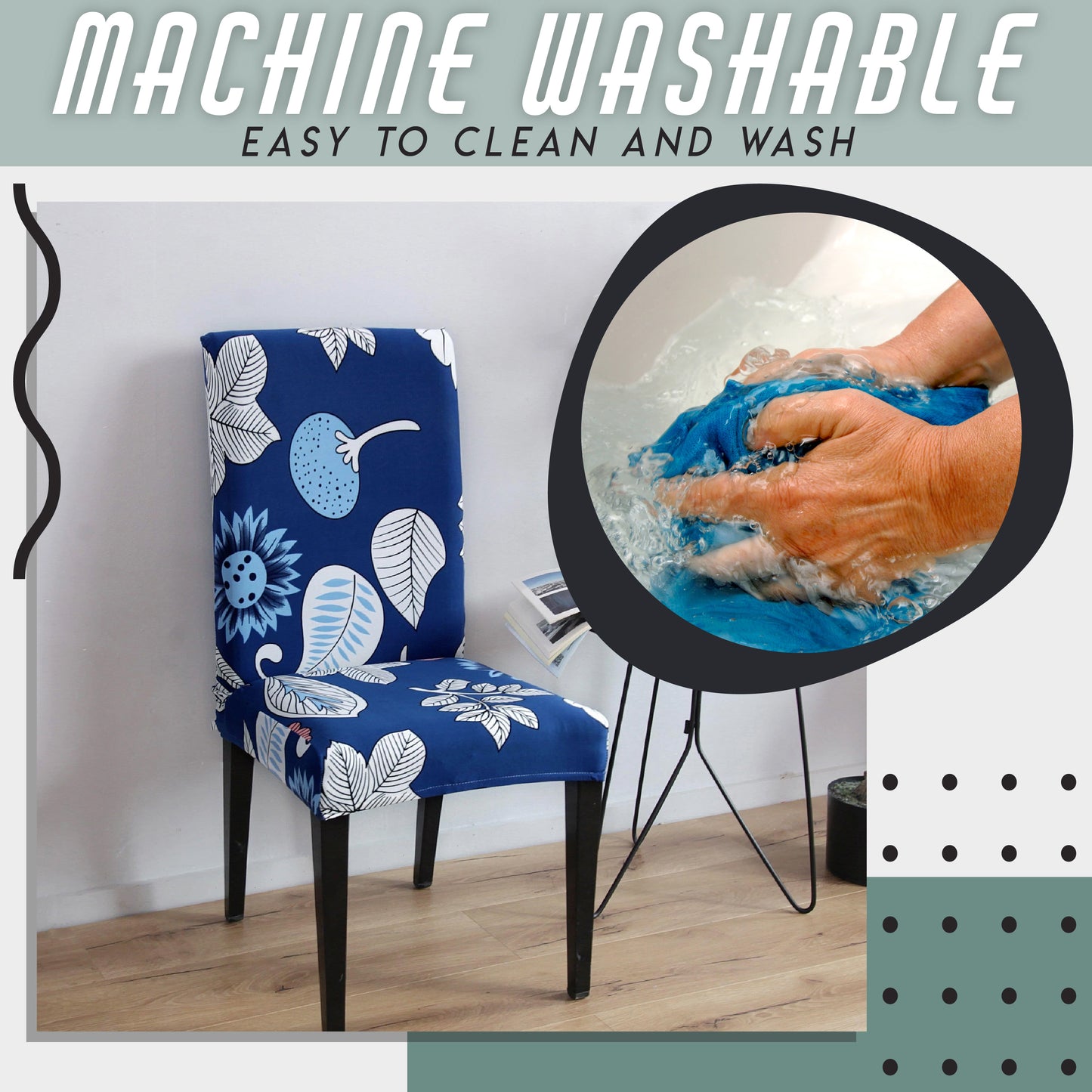 Universal Slip-On Chair Covers