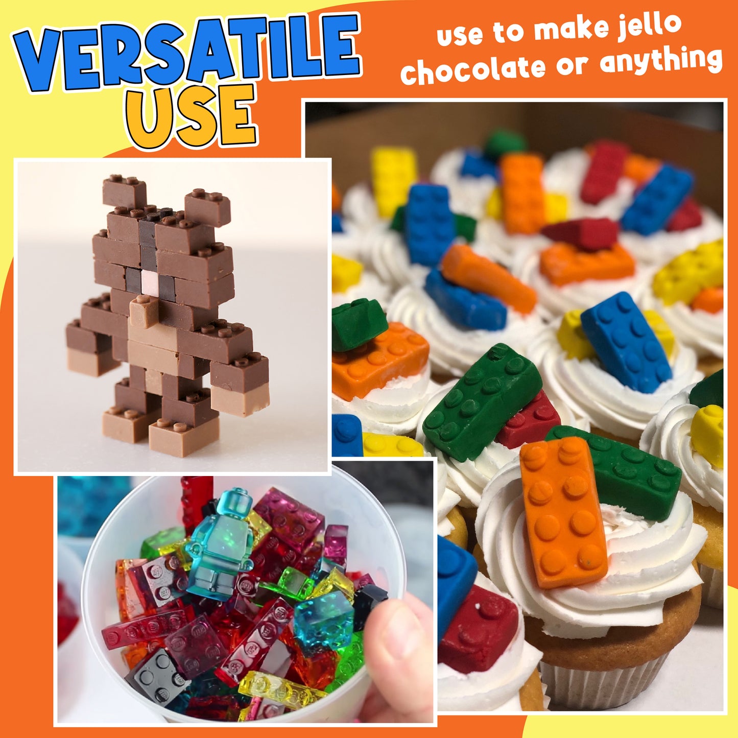 Gummy Lego Jello Mold