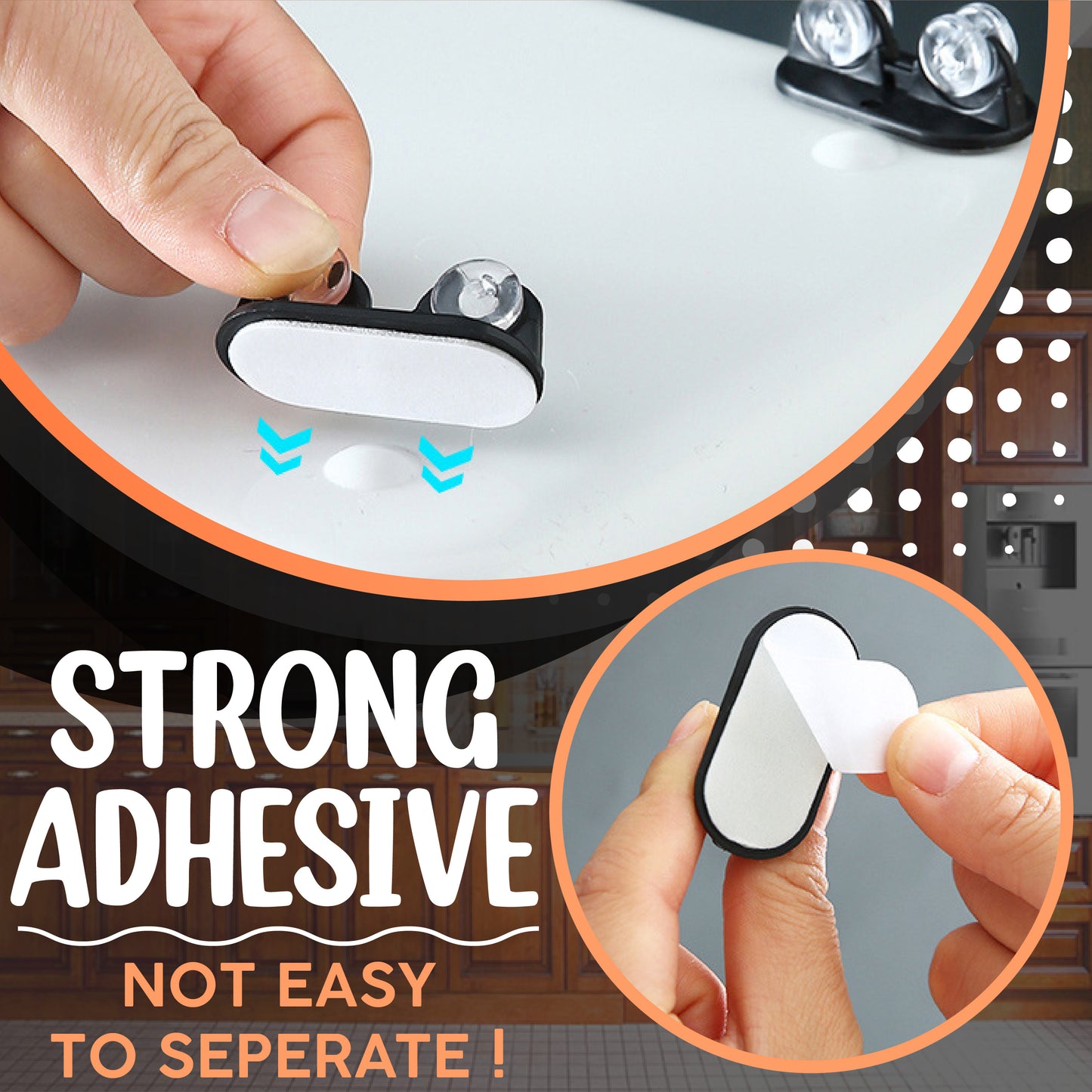 Self-Adhesive Swivel Wheels