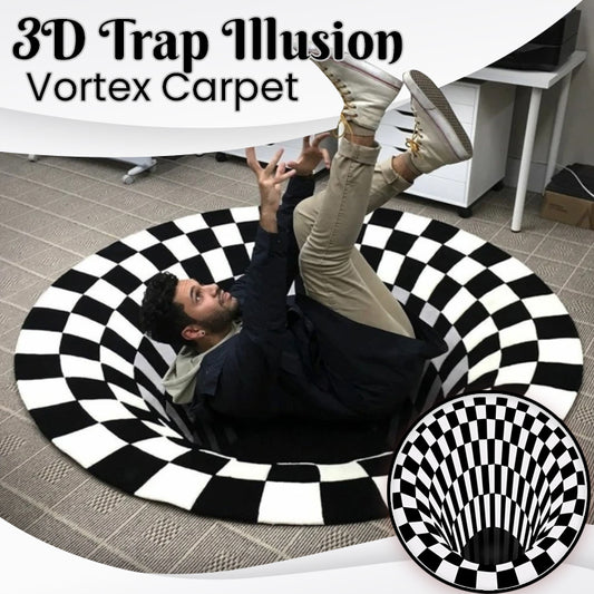 3D Trap Illusion Vortex Carpet