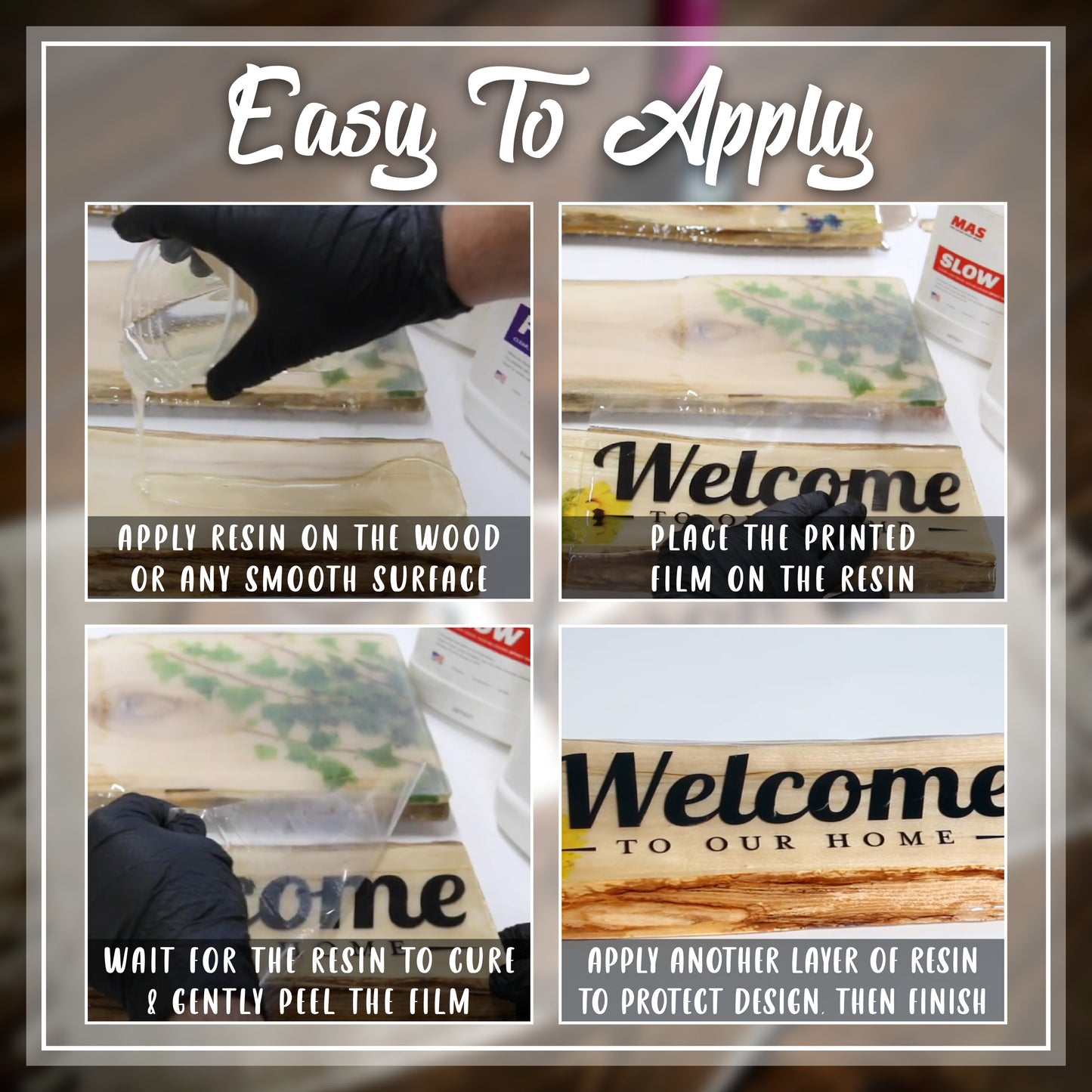 Resin Art Image Transfer Kit