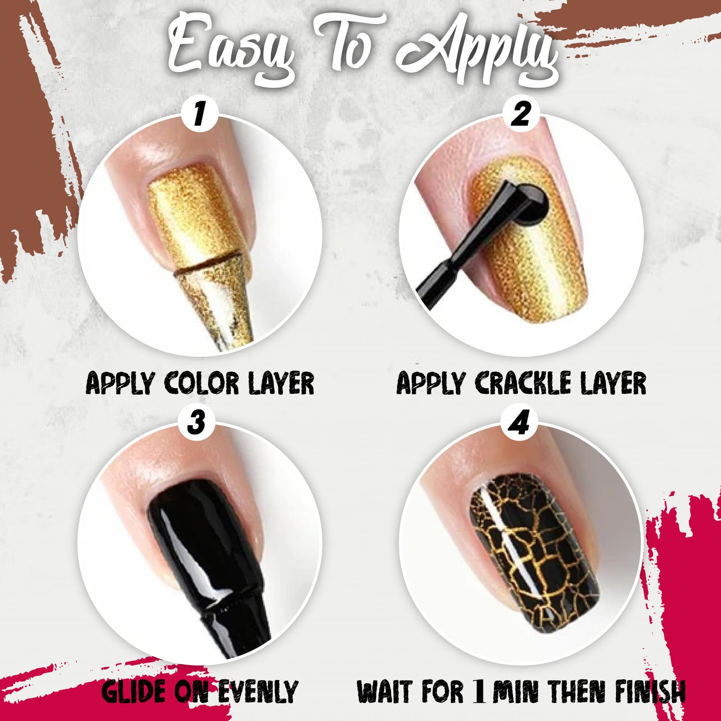 Chic Crackle Nail Polish