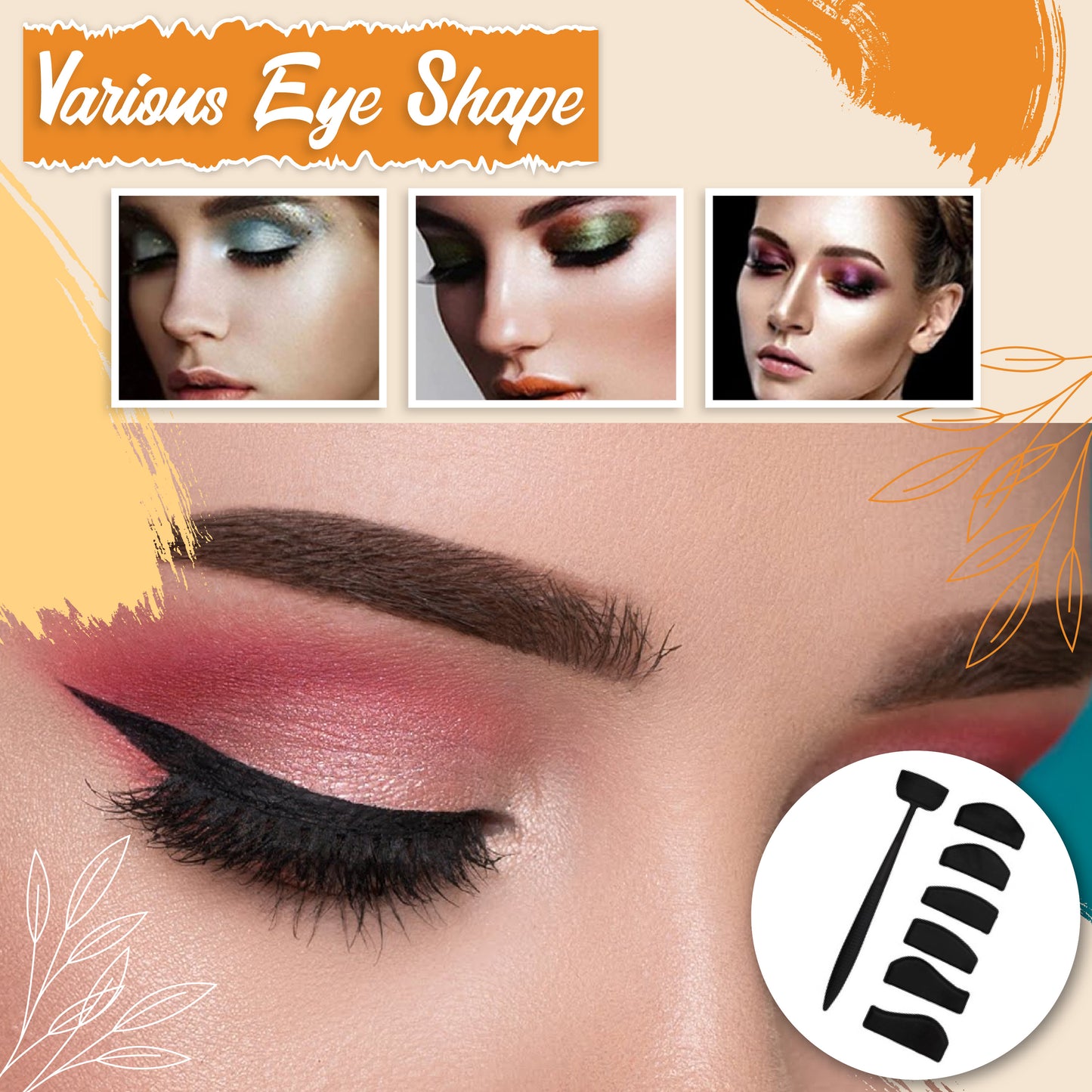 GlamEyes™ Cut Crease Eyeshadow Stamp Kit