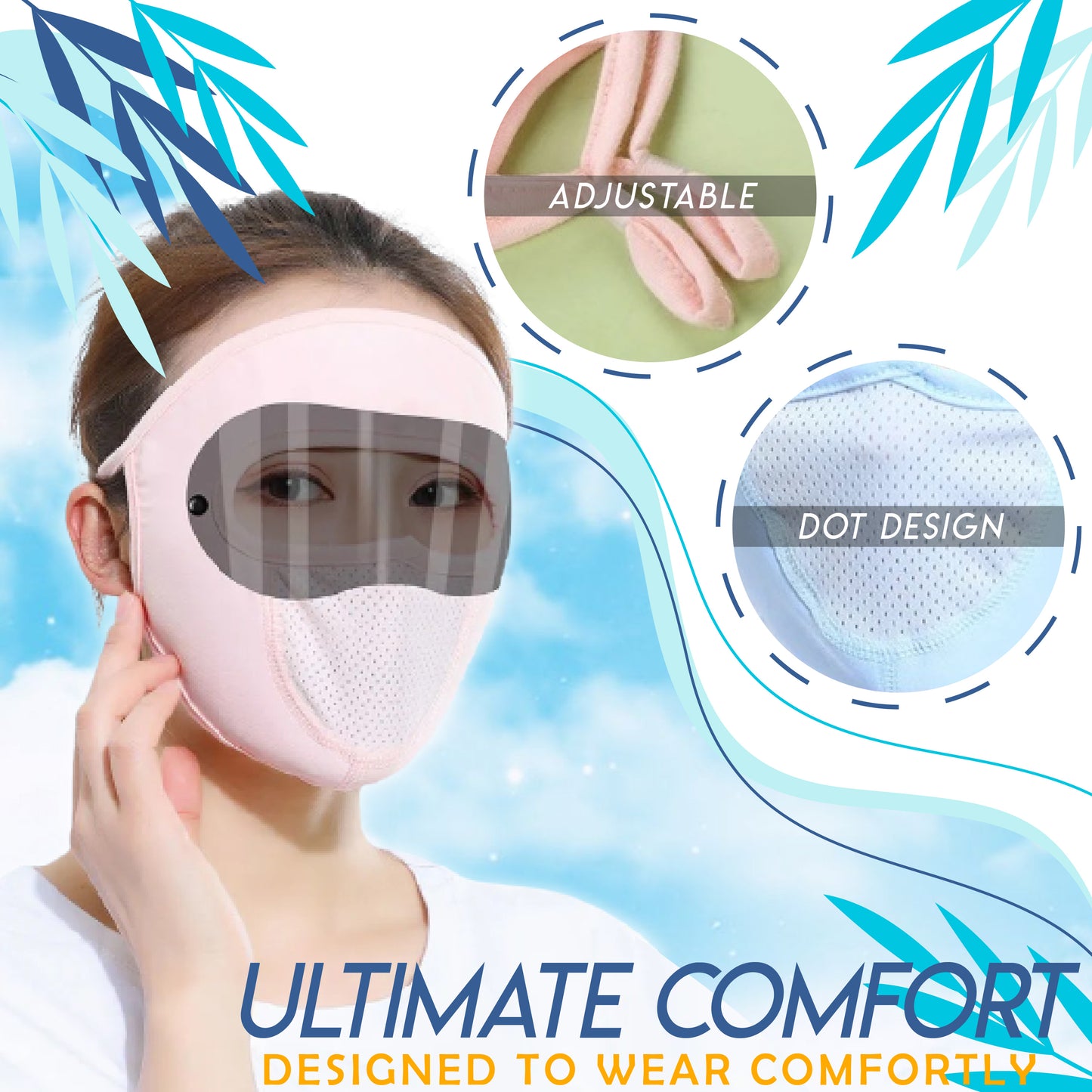 Anti-UV Clear Vision Face Shield