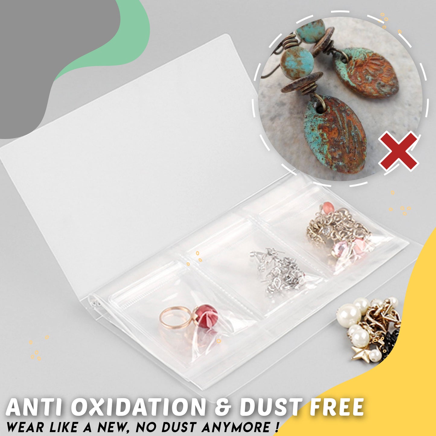 Clear Jewelry Storage Folder