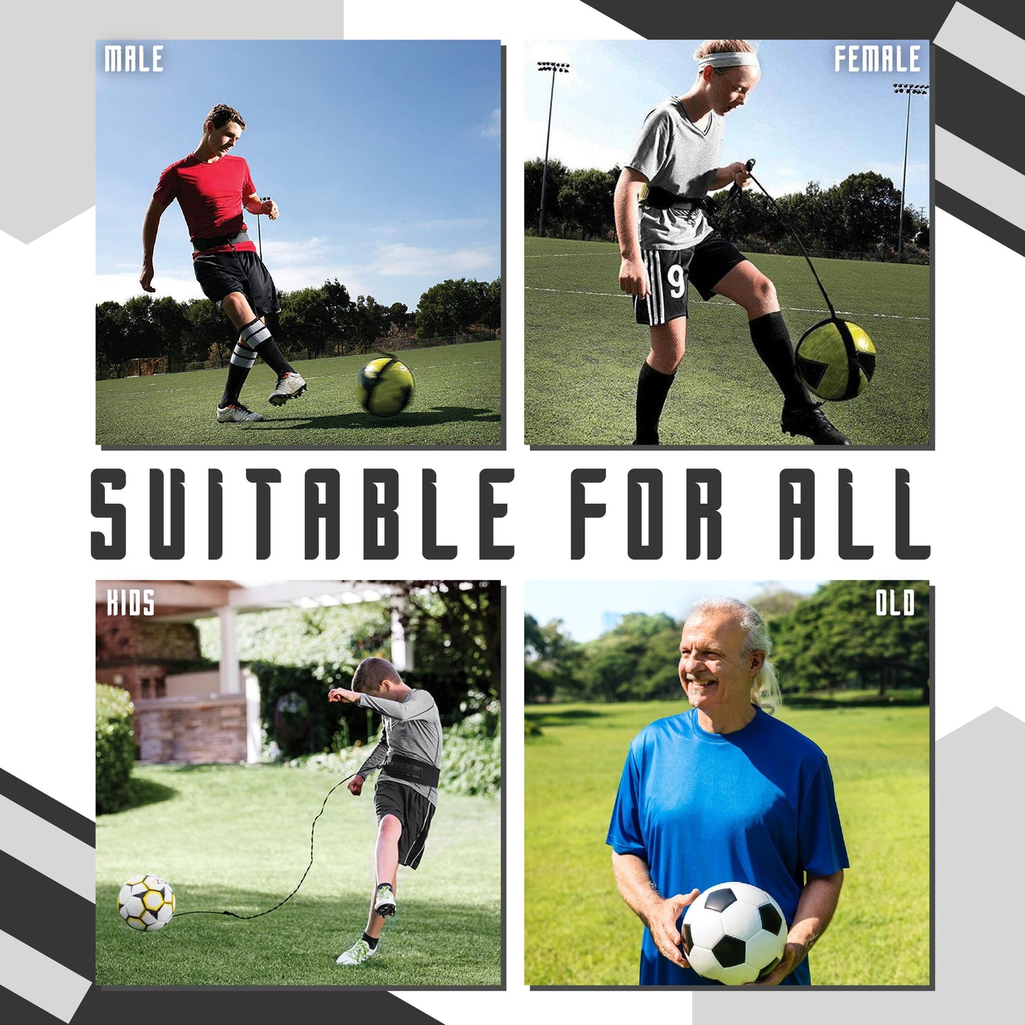 Solo Soccer Kick Trainer