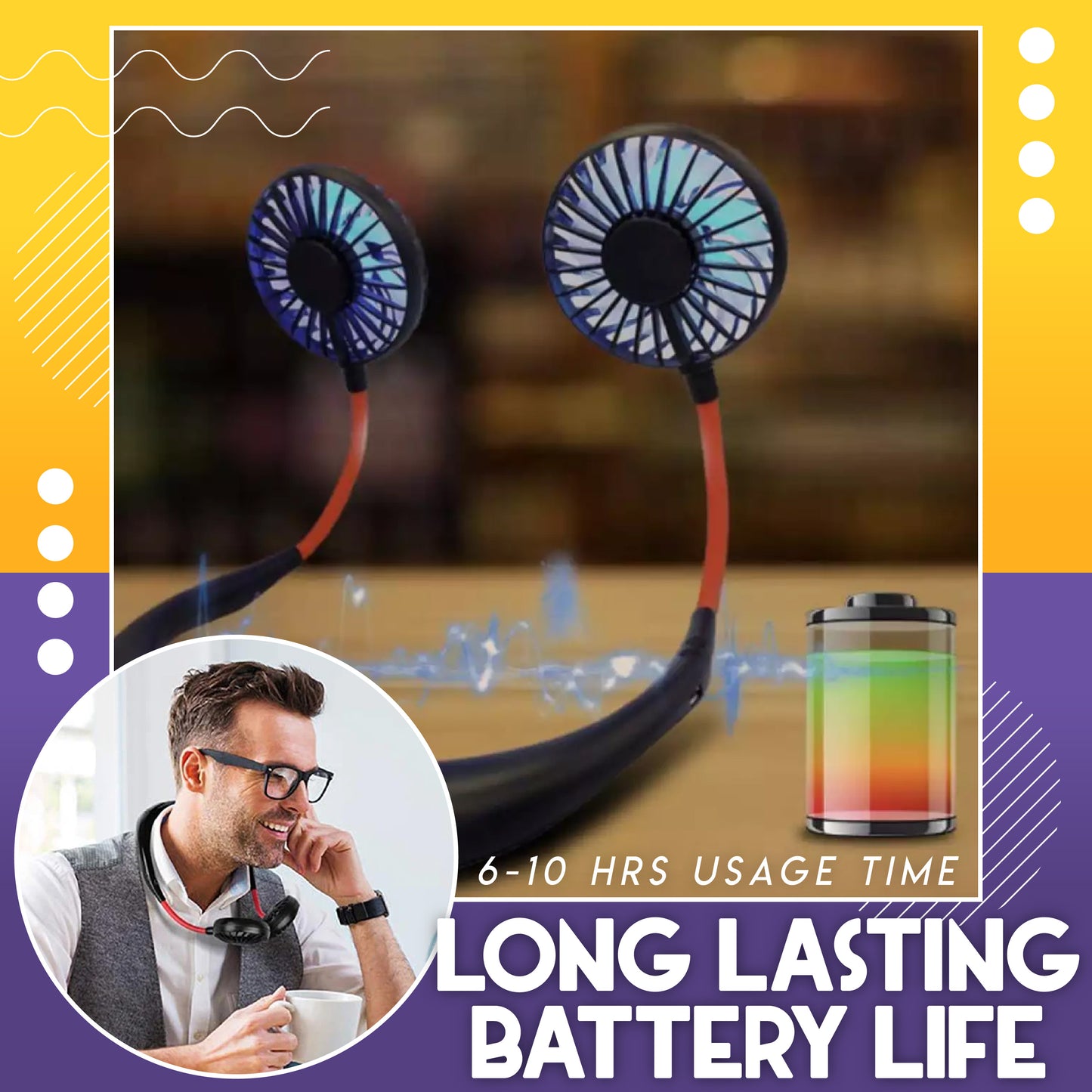 Hands-Free Neck Fan