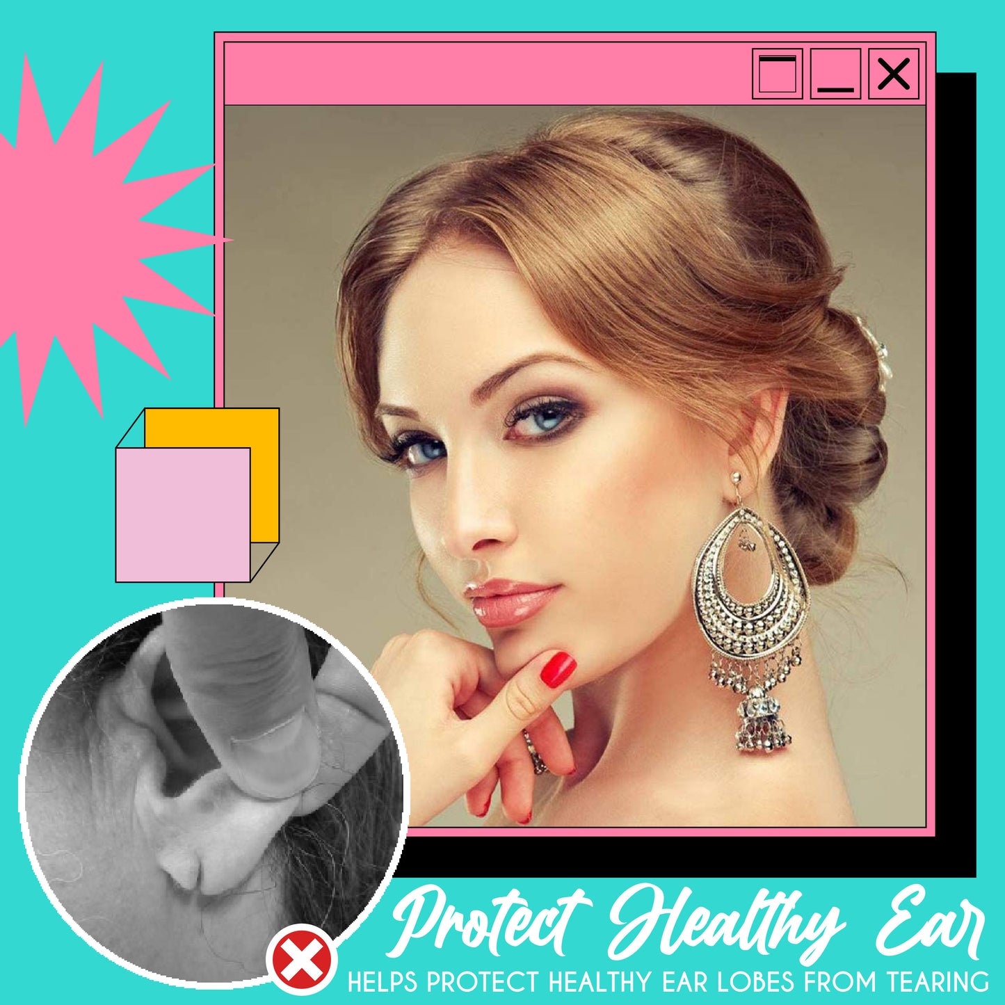 Invisible Ear Lobe Support Patches (60pcs)