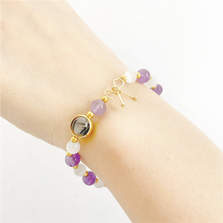 BodySlim™ Moonstone Amethyst Bracelet