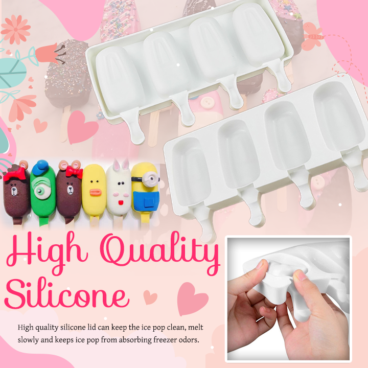 4 in 1 Popsicle Silicone Mold